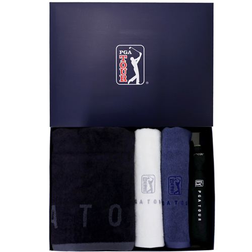 PGA 3단 수동 엠보+죽사 바스+150g 타올 2P 소