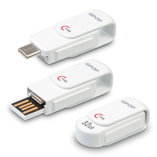 GPOP 스윙 슬라이드 OTG USB 메모리 32GB C-TYPE