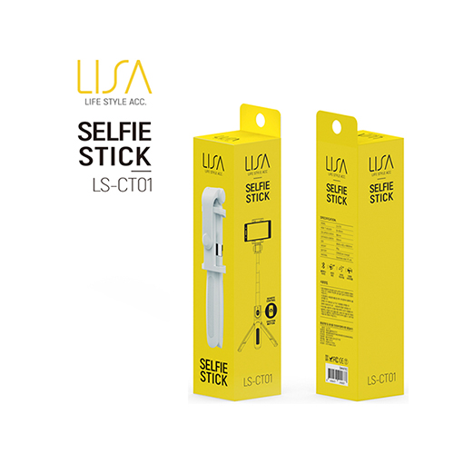 LISA 블루투스 삼각대 거치형 셀카봉 LS-CT01