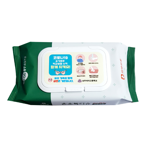 [의약외품] 손소독티슈 60매(45g)