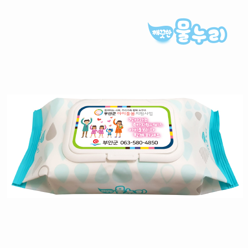 물누리블루 물티슈 100매(35g)