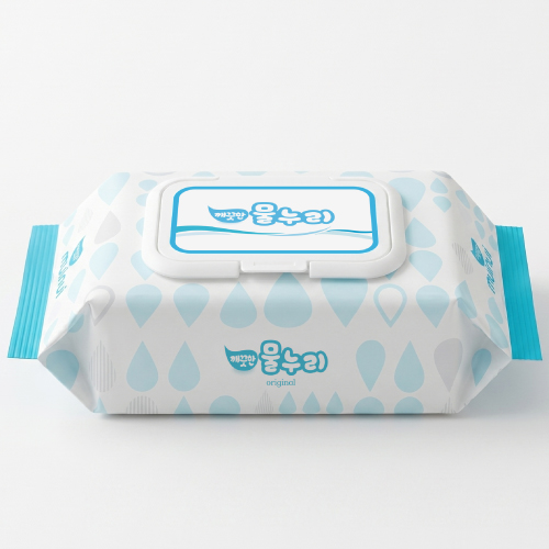 물누리 블루 물티슈 80매 (45g)