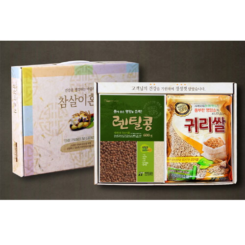 참살이혼식잡곡2종(건강2호) 렌틸콩+귀리쌀