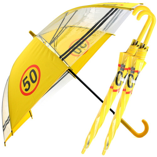 55 교통안전발광비닐우산
