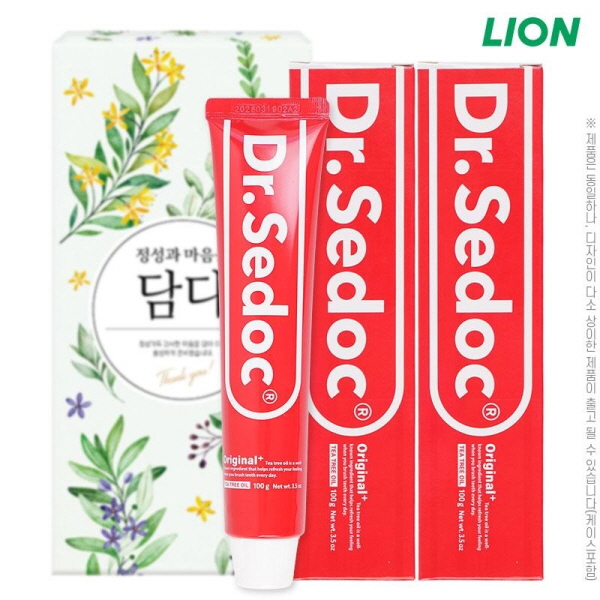 CJ 라이온 닥터 세닥 치약 100g 2P