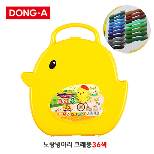 동아 노랑 병아리 크레용 36색 (국산)