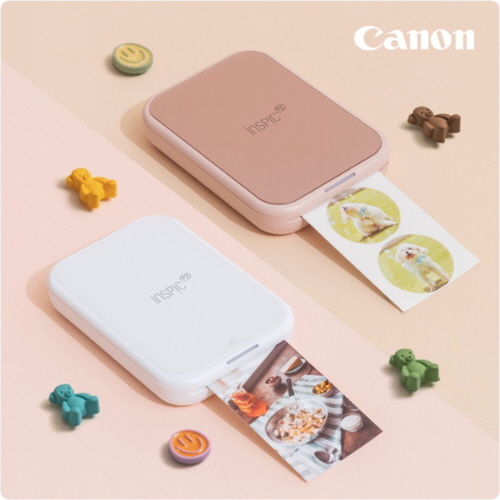 Canon 캐논 인스픽P2 / 스마트폰 전용 휴대용 포토프린터 사진인화 프린터 미니프린터 (인화지 10매 포함) 셀카 셀피 즉석프린터