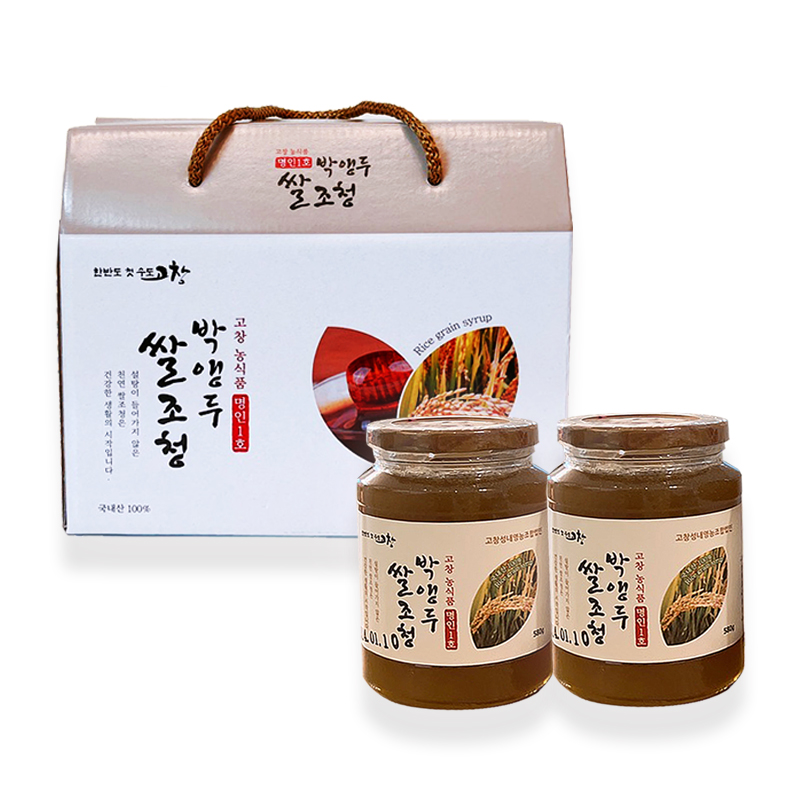 박앵두 쌀조청 580g X 2ea 명인1호