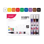 모나미)유성매직(8색)