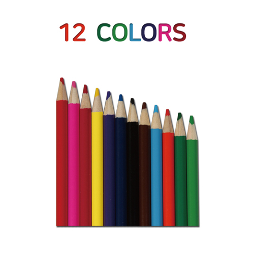 해피 12색 색연필세트, 칼라,연필_016