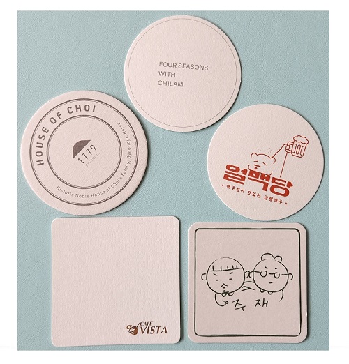 뉴드림 종이컵받침 100(1도인쇄)