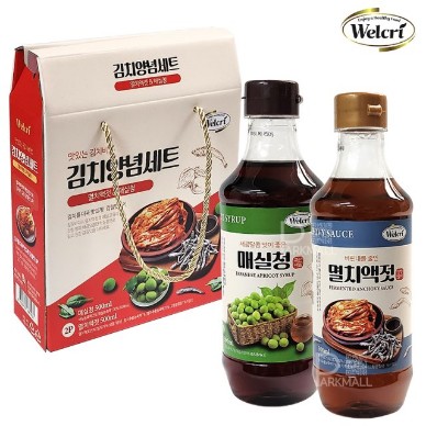 (K) 웰크리 멸치액젓 500ml*2, 김치양념 세트