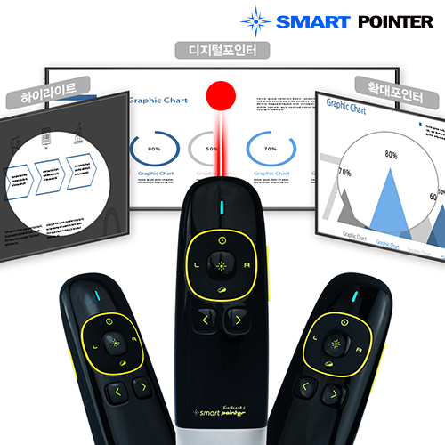 스마트 포인터 PPT 하이라이트3 무선 프리젠터 레이저포인터