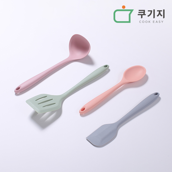 [쿠기지] 실리콘 4종 조리 도구 세트