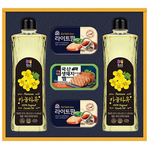 LG생활건강 프리미엄 햄 복합 1호 선물세트 쇼핑백포함