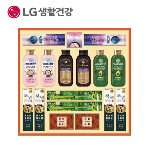 [24년 설] LG생활건강 선물세트 생활의감동 44호 (히말라야핑크솔트,닥트그루트,죽염등)