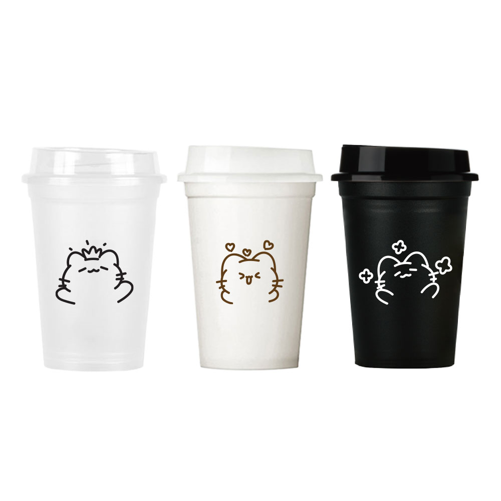티스카페 8oz 리유저블 텀블러 237ml PP