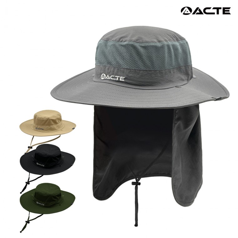 액트 햇빛가리개 벙거지 모자, 등산 낚시모자, 햇빛가리개 모자, 자외선 차단모자