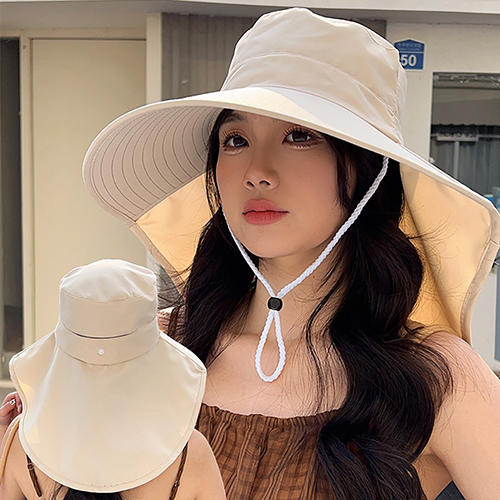 목가림 자외선차단 버킷햇 여성 벙거지 모자