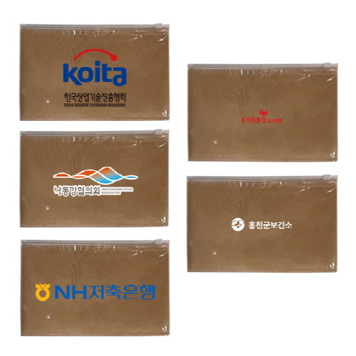 지퍼백, pvc + 부직포, 포장용지퍼백 XS / 25 x 16