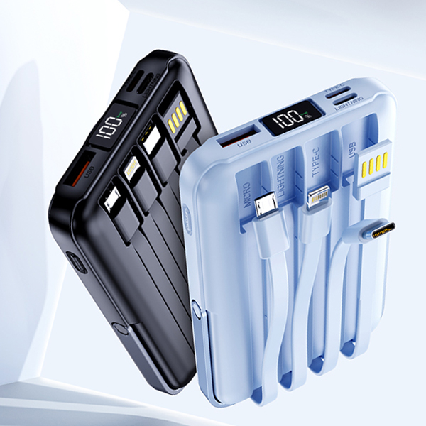 MuAMuA 빌트인 케이블 맥세이프 거치형 보조배터리 10000mAh
