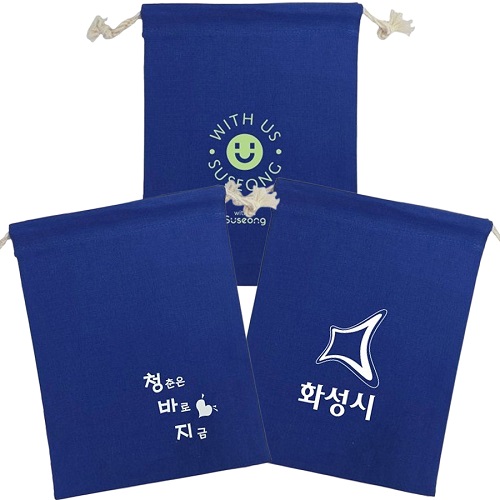 뉴드림 양끈형 에코파우치(칼라) 22*27cm