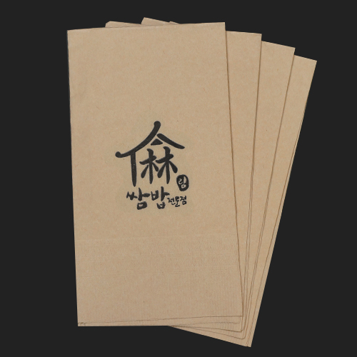 디너접지 인쇄냅킨갈색 1박스 2000매