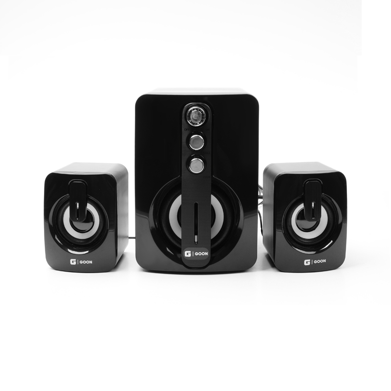지군 2.1채널 유선 USB PC 컴퓨터 스피커 GSP-270