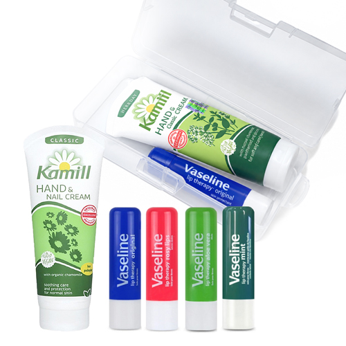 Kamill 카밀 핸드크림 100ml  바세린 립밤 세트