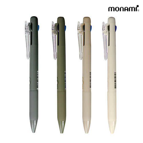 모나미 플립3색 볼펜 (불투 0.5mm)