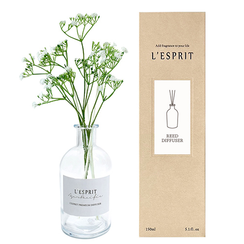 레스쁘리 디퓨저 로즈팝 우유병 안개꽃 150ml