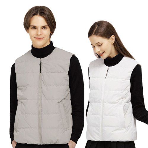웰론 보온 조끼 남여공용 초경량 패딩 조끼