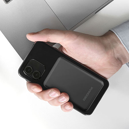 지오맥스 PD20W  맥세이프 마그네틱 유무선 보조배터리 SQ-PB10 10000mAh