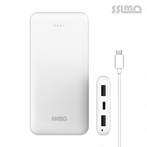 쓸모 SSM-PB1 3포트 10000mAh 보조배터리