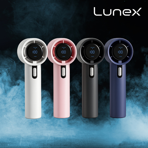 루넥스 100단 LCD 저소음 버튼형 대용량  에어콘 선풍기 3000mAh