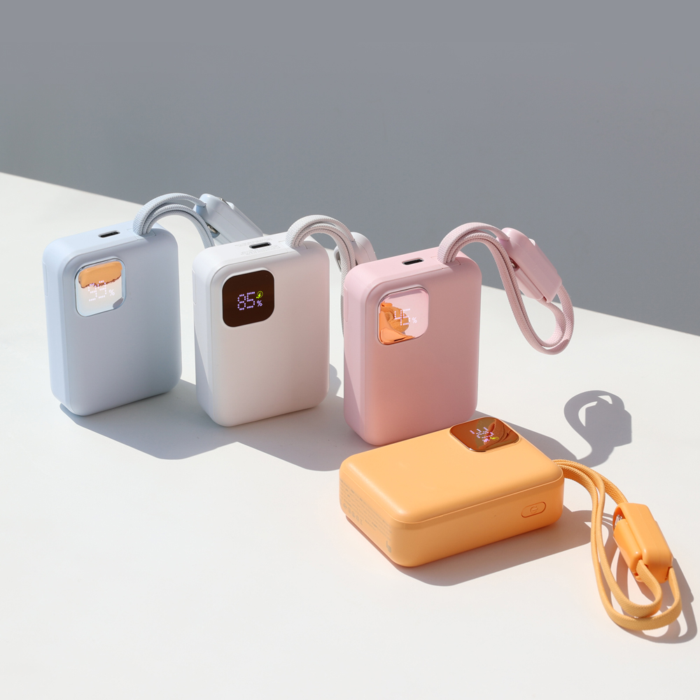 레파 GT03 35W 초고속충전 내장케이블 보조배터리 10000mAh
