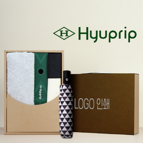 코마40수180호텔타월+협립3단미니스타앵글완전자동우양산+협립 투톤에코백 세트