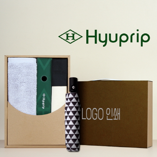 코마40수200호텔타월+협립3단미니스타앵글완전자동우양산+협립 투톤에코백 세트