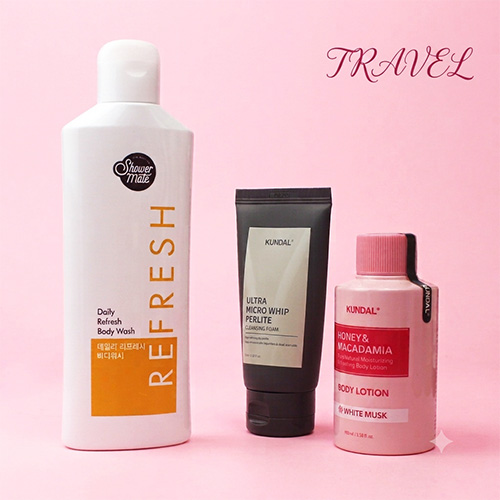 애경 샤워메이트 바디워시+쿤달 바디로션+클렌징폼 +