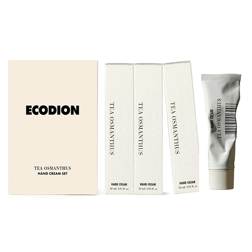 [에코디언]고보습 핸드크림 30ml*3P 슬리브 세트/티오스만투스