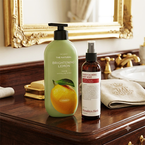 LG생활건강 바디워시 레몬 480ml + 나드 진정 바디미스트 200ml