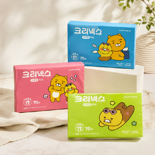 크리넥스 여행용티슈 카카오 70매