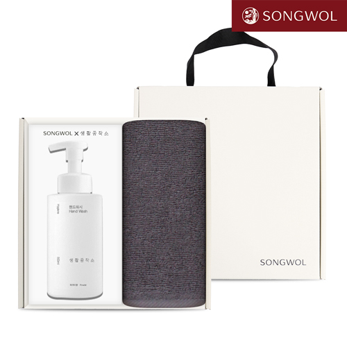 송월 핸드워시 기프트세트 08 (항균무지150g 1P + 생활공작소500ml 1P)