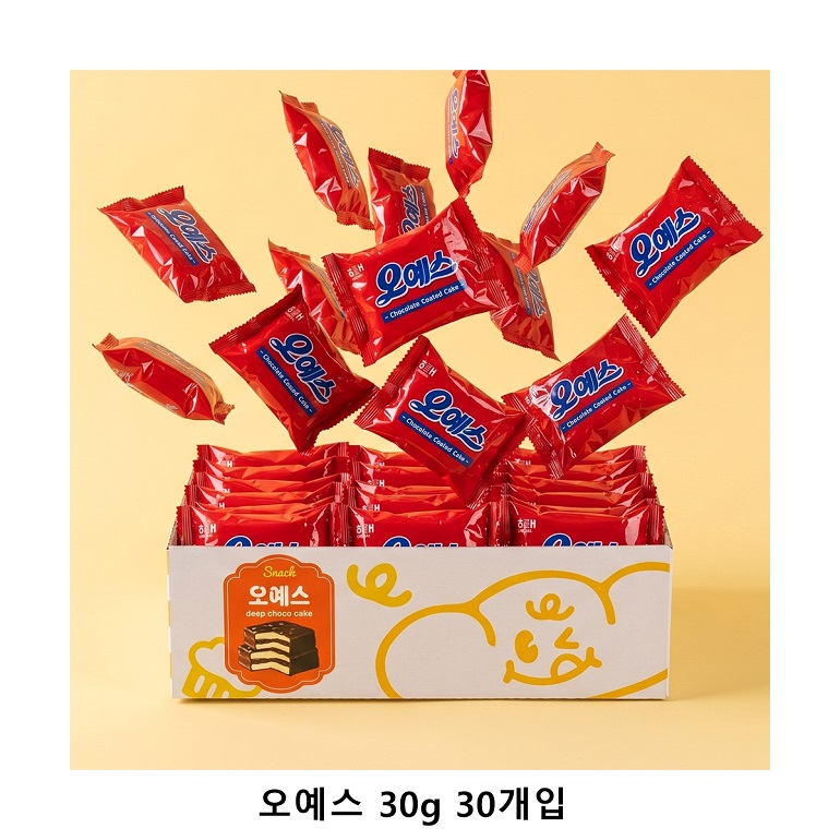 위크앤드 오예스 30g 30개입 과자 간식 답례품