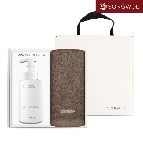 송월 핸드워시 기프트세트 11 (포인트200g 1P + 생활공작소500ml 1P)