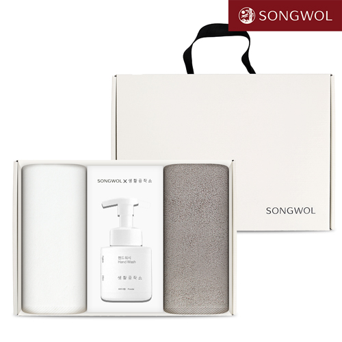 송월 핸드워시 기프트 3P세트 01 (노블레스150g 2P + 생활공작소250ml 1P)