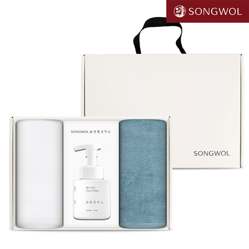 송월 핸드워시 기프트 3P세트 08 (항균무지 150g 2P + 생활공작소250ml 1P)