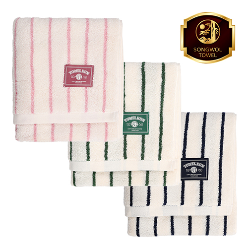 [송월타올] 타올쿤 멀티 스트라이프44 세면타올