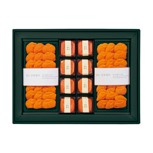[10+1]정과원 청도혼합 세트(1kg[청도반건시+청도감말랭이])