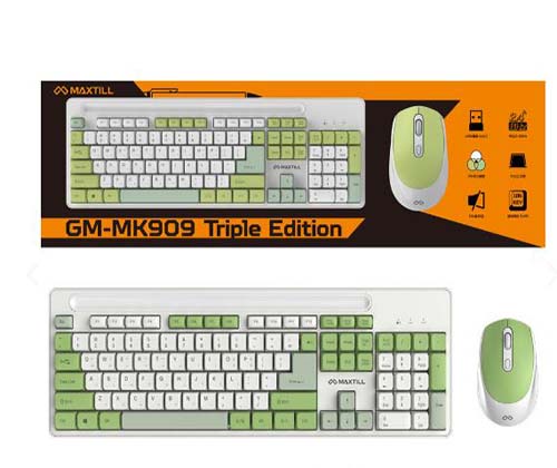 맥스틸 무선 키보드 마우스 세트 GM-MK909